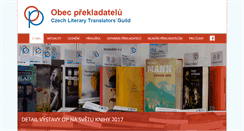 Desktop Screenshot of obecprekladatelu.cz