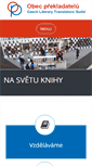 Mobile Screenshot of obecprekladatelu.cz